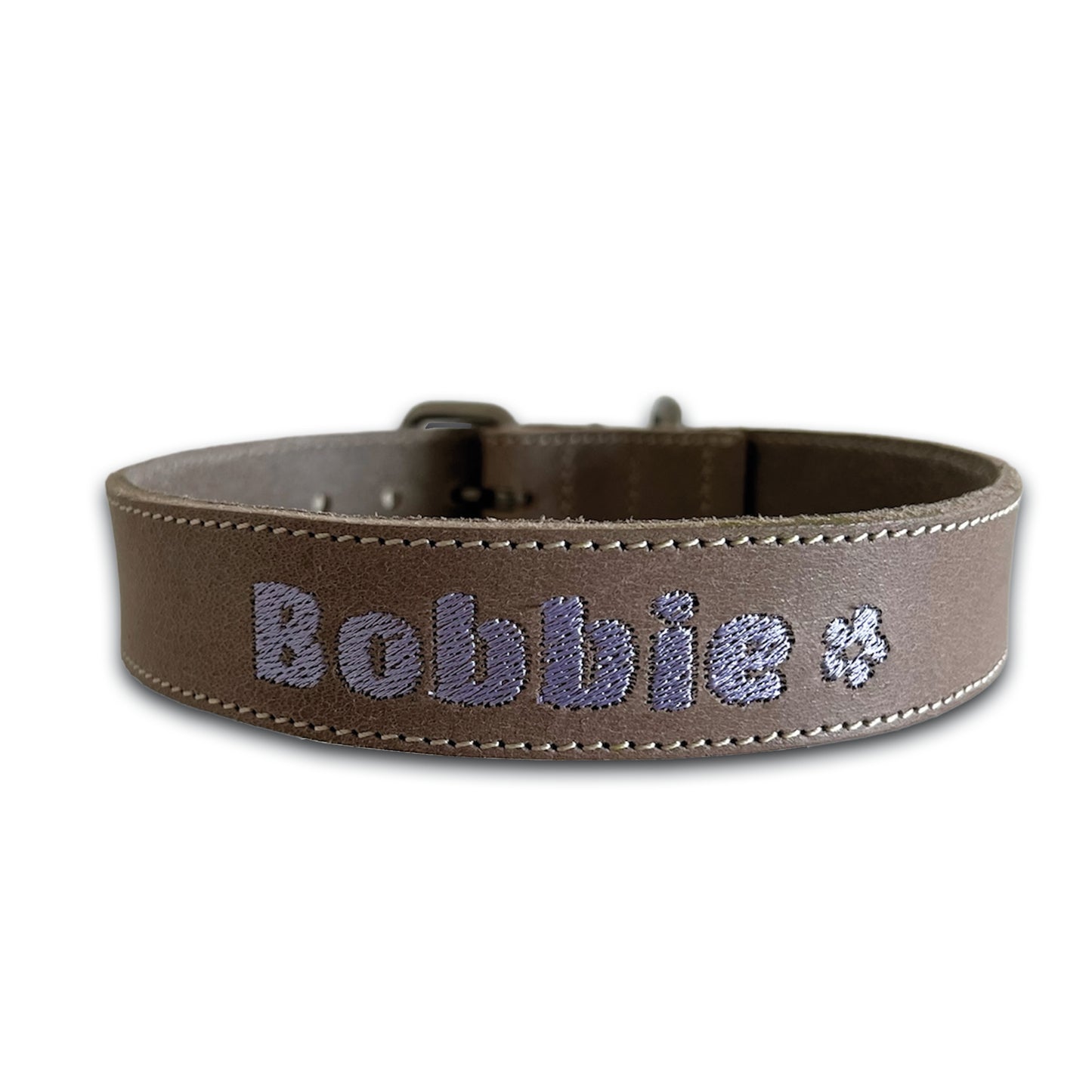 Halsband hond - geborduurd